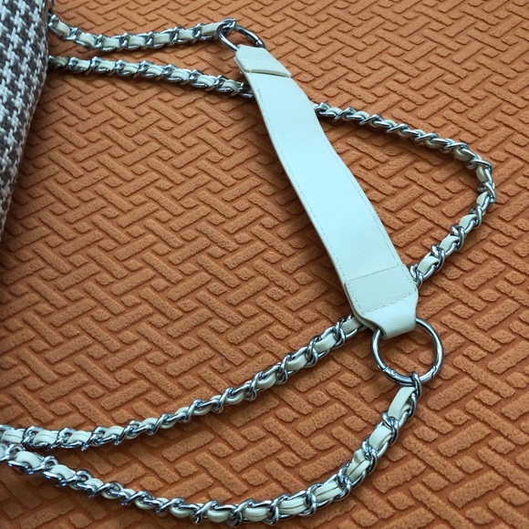 Tweed flap bag unstructured NWOT - Picture 2 of 11